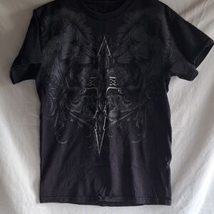 Black Graphic Men's T-Shirt